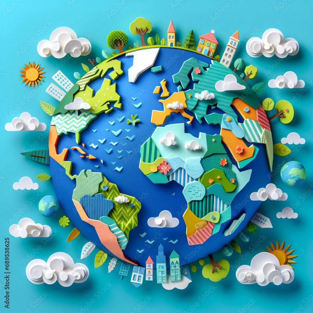 Magnificent earth graphic material 壮大な地球のグラフィック素材 Magnificent earth graphic material 壮大な地球のグラフィック素材