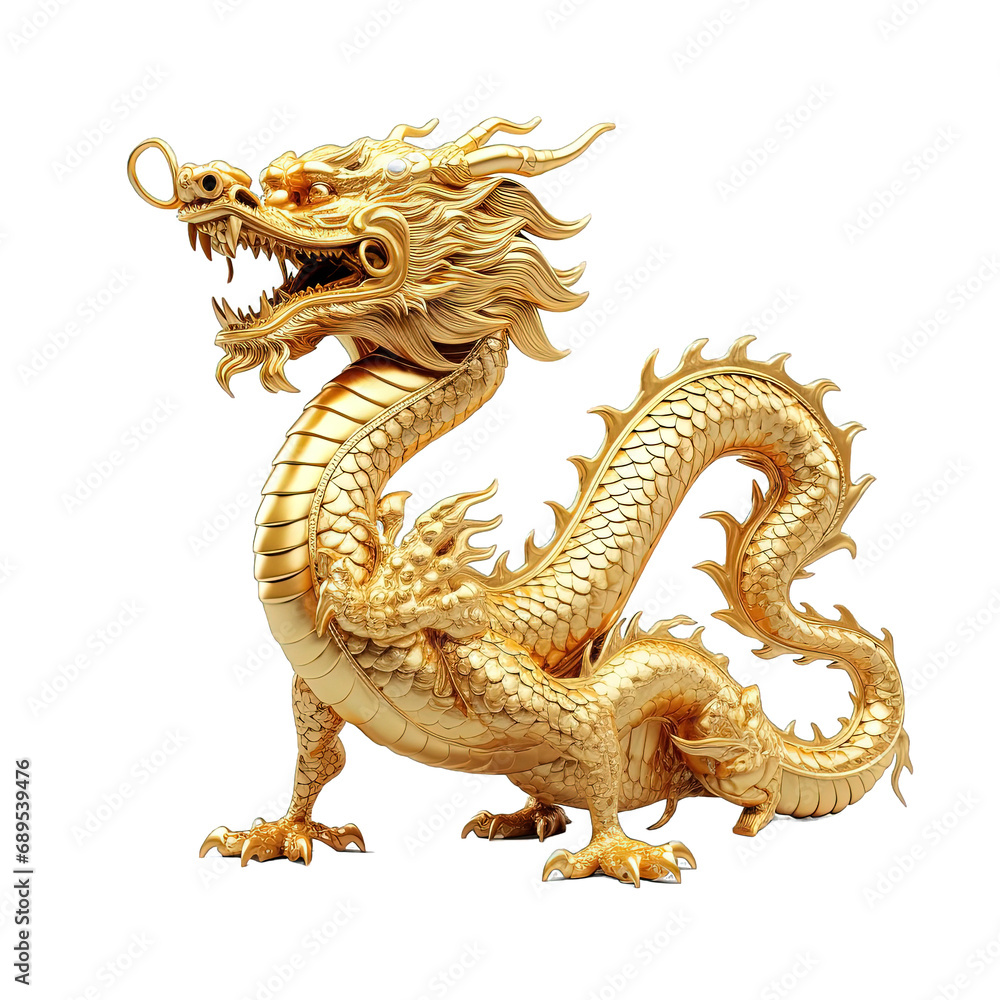 Obraz premium Chinese Dragon Statue
