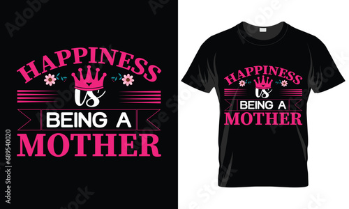 Mothers day t-shirt design for mother lover Hand drawn typography, vector, illustration