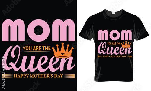 Mothers day t-shirt design for mother lover Hand drawn typography, vector, illustration