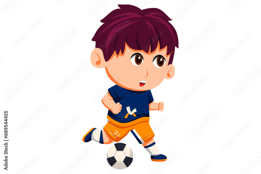 Cute Boy Character Design Illustration Cute Boy Character Design Illustration