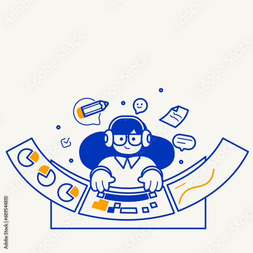 Version control illustration