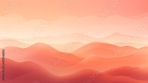 Background with warm sunset tones, blending orange and pink for a soothing slide backdrop