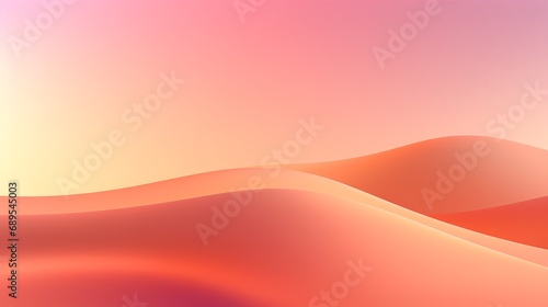 Background with warm sunset tones, blending orange and pink for a soothing slide backdrop