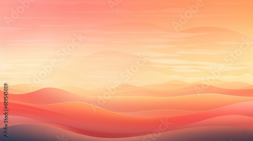 Background with warm sunset tones, blending orange and pink for a soothing slide backdrop