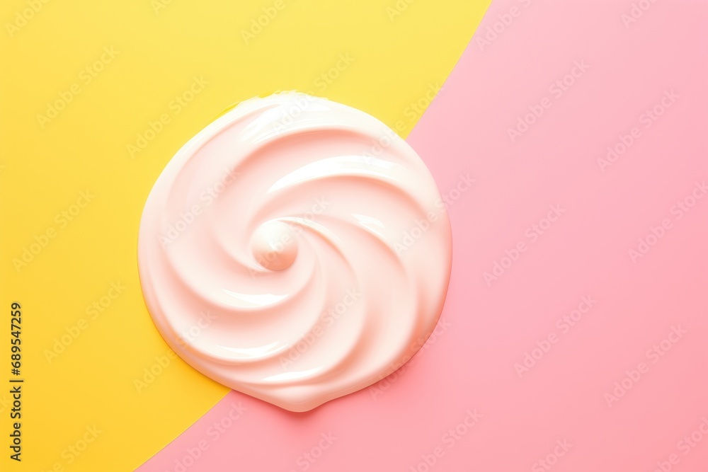 Sunscreen cream, sun shape smears on color background. Smear of natural moisturizer. Cream, Lotion for face or body. Skin care. Sunscreen cream, sun shape smears on color background. Smear of natural moisturizer. Cream, Lotion for face or body. Skin care.