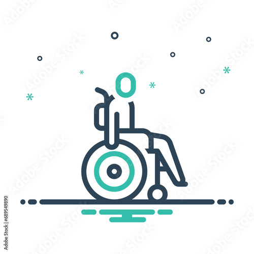Mix icon for disability