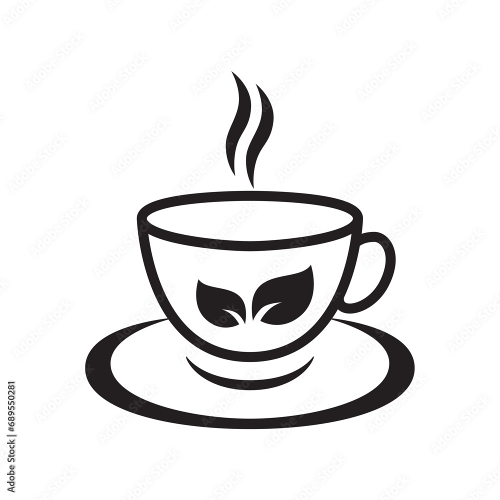 tea cup icon design vector template tea cup icon design vector template