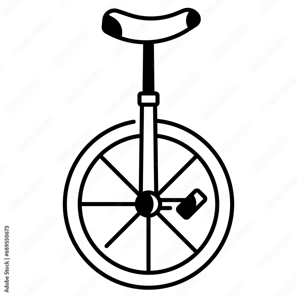 Unicycle Icon Unicycle Icon