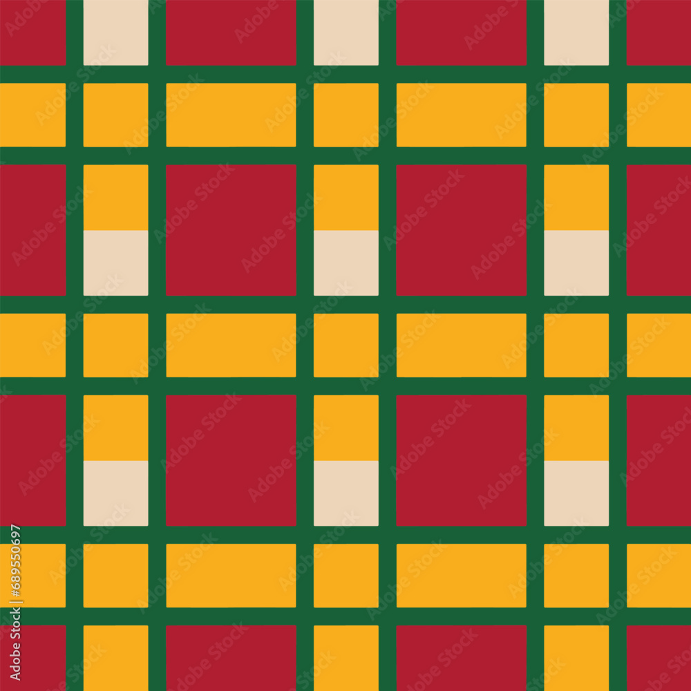 Beautiful seamless pattern in Christmas tones. Beautiful seamless pattern in Christmas tones.