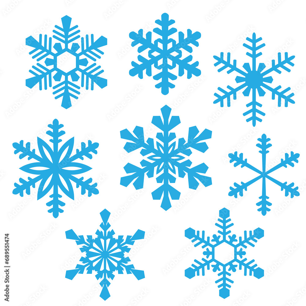 Snowflake silhouette vector cartoon illustration Snowflake silhouette vector cartoon illustration