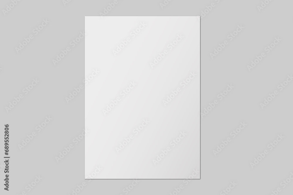 A4 paper Blank Mockup A4 paper Blank Mockup