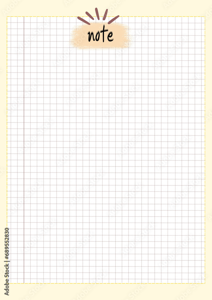 Digital Note Paper, Digital Notes, Note Paper, Digital Paper, Lined, Grid, Blank, Digital