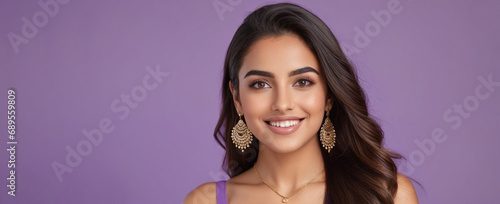 Wallpaper Mural Beautiful Moroccan good woman nice fashion half body eye contact Torontodigital.ca