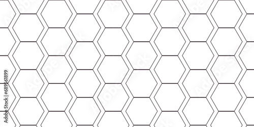 White hexagonal Abstract background with hexagon, modern abstract vector polygonal pattern. Futuristic abstract honeycomb technology white background. Luxury white hexagon pattern.