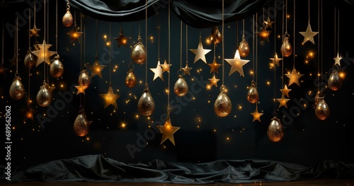 Starry Night: A Festive Symphony of Lights and Shadows