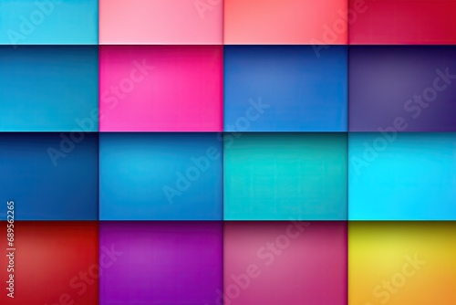 Banner. Template. Colorful blocks. Multicolored tiles. Mosaic. Colored glass. Patchwork. Inlay. Tiling. Square. Stained-glass window. Glass painting. Panel. Gradient. Simplicity. Geometry photo