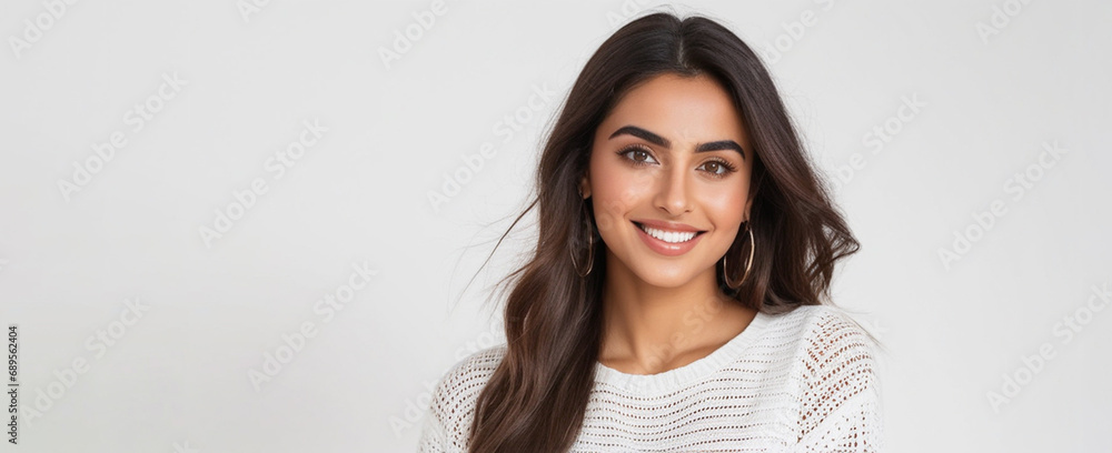 Beautiful Moroccan good woman nice fashion half body eye contact Beautiful Moroccan good woman nice fashion half body eye contact