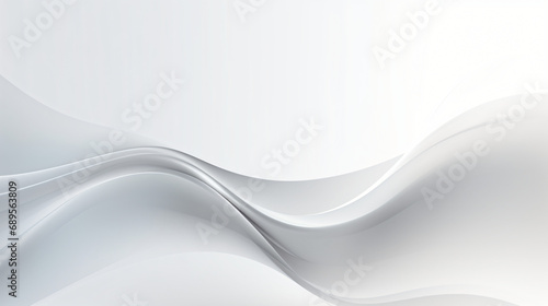 Abstract gray wavy with blurred light curved lines