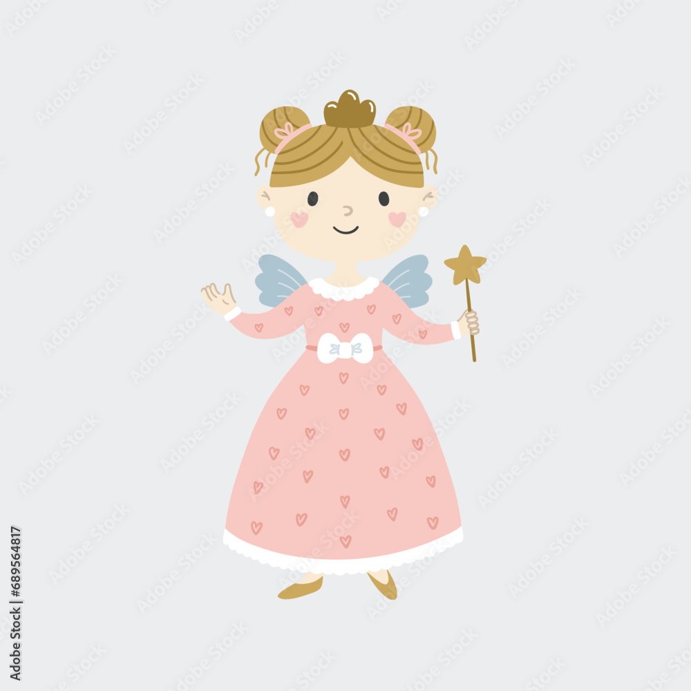 Little Princess print in boho style Little Princess print in boho style