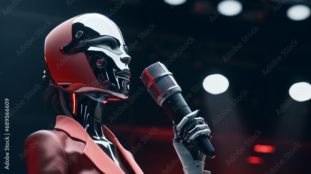 AI robot vocalist