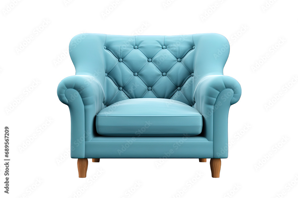 Fototapeta premium Blue Armchair