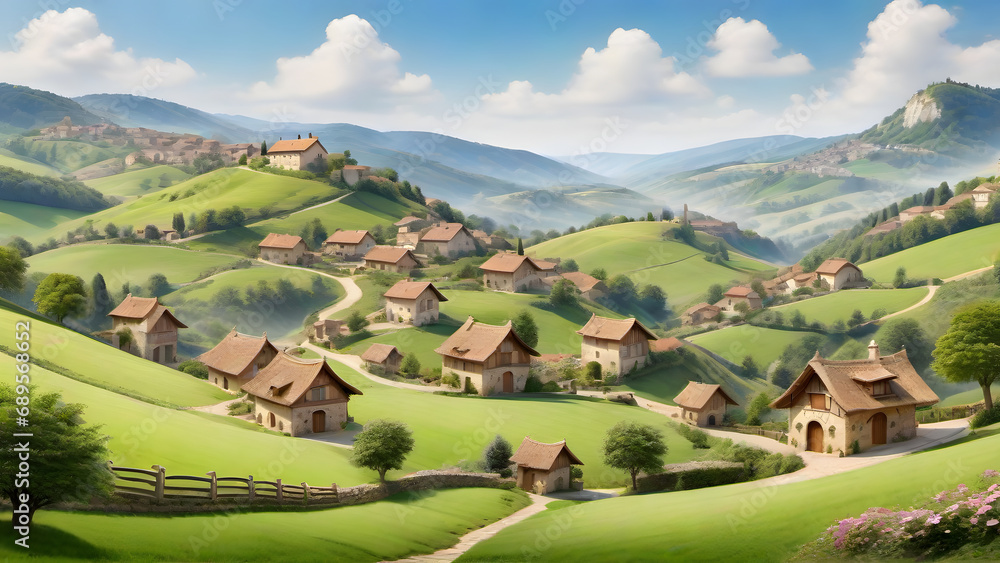 little mountain village