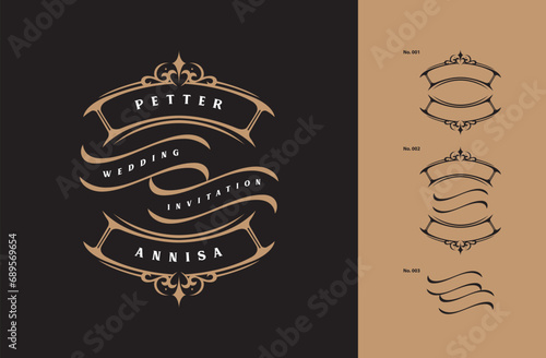 template layout design for wedding and Invitations