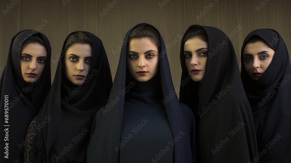 portrait of three people portrait of three people