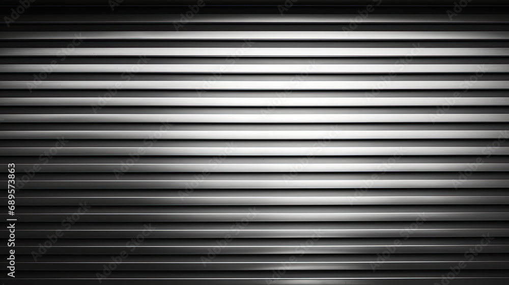 Gray metal shutters. Background of horizontal galvanized sheet metal texture.Corrugated Metal horizontal pattern Gray metal shutters. Background of horizontal galvanized sheet metal texture.Corrugated Metal horizontal pattern