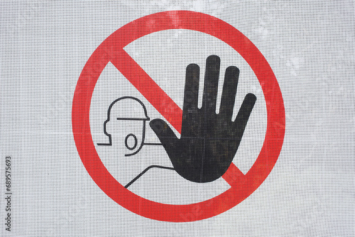 Warnschild betreten verboten, Deutschland