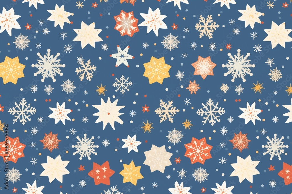 snowflakes on a soft wool winter scarf snowflakes on a soft wool winter scarf