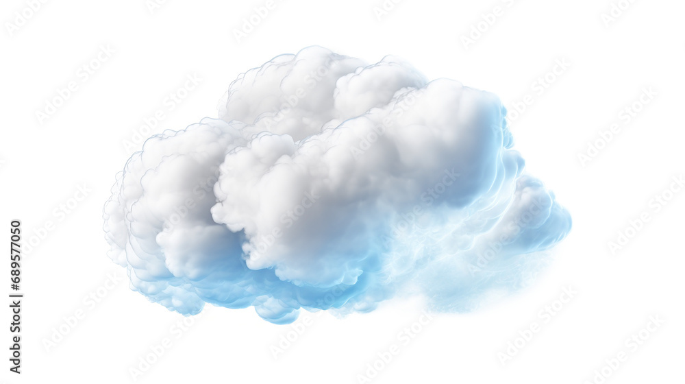 cloud as element in isolated background cloud as element in isolated background
