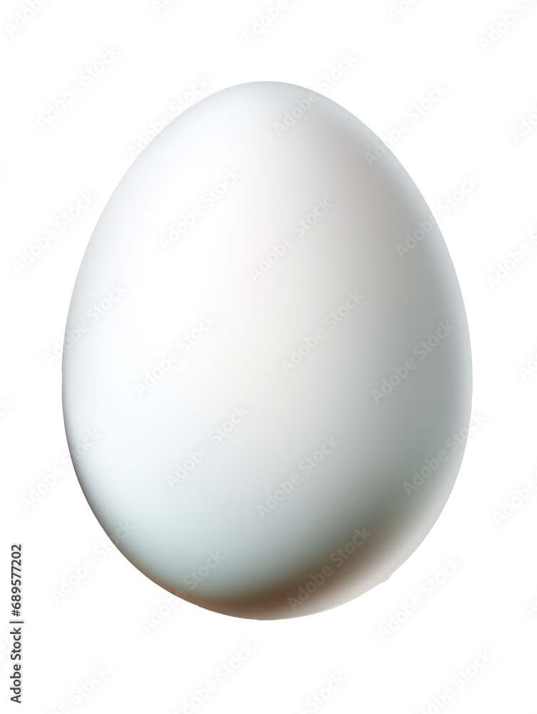 white egg as element in isolated background white egg as element in isolated background