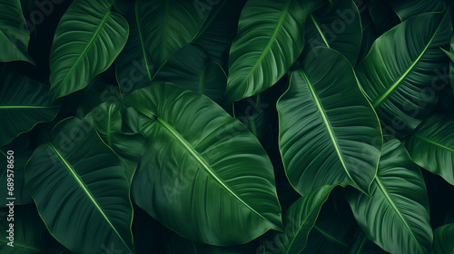 close up of green leaves