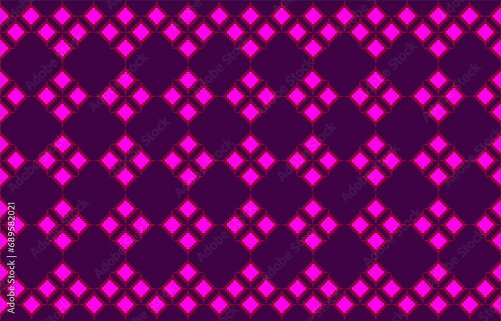 Square-shaped pattern in pink tones Square-shaped pattern in pink tones