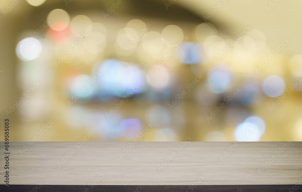 Empty wood table top and blur of out door garden background Empty wooden table space for text marketing promotion. blank wood table copy space for background Empty wood table top and blur of out door garden background Empty wooden table space for text marketing promotion. blank wood table copy space for background