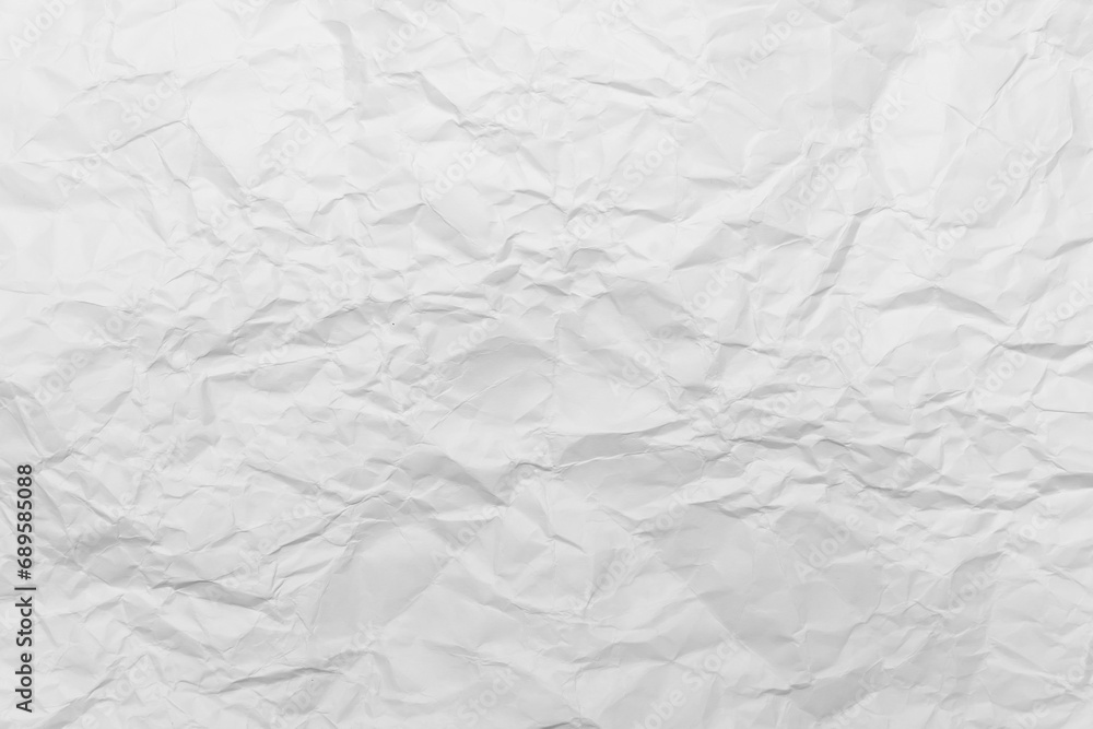 Obraz premium White Paper Texture background. Crumpled white paper abstract shape background with space paper recycle for text
