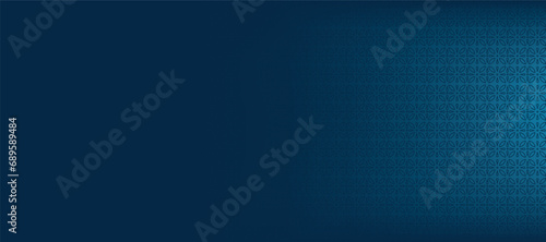 Blue background with seamless pattern background. 