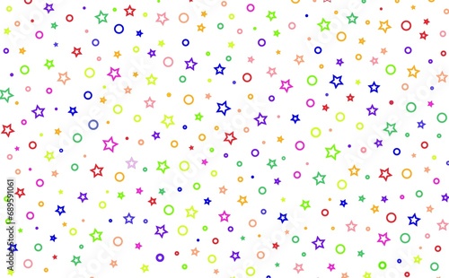 background with confetti