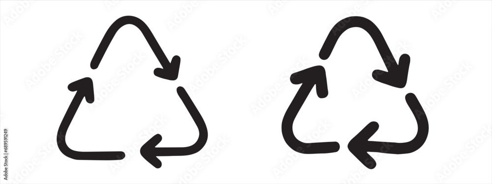 recycle symbol icon recycle symbol icon