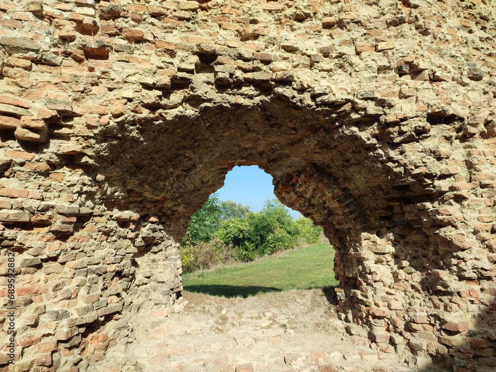 Ancient wall ruins