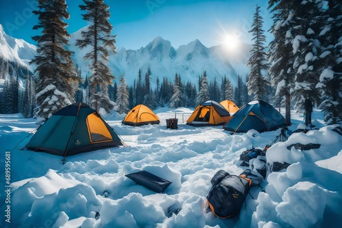 Camping in the mountains during the winter can be a unique and challenging experience. It requires proper cold-weather gear, insulated sleeping systems, and knowledge of winter survival skills.