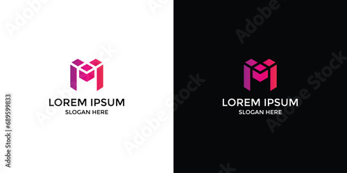 letter M logo design for companies and agencies