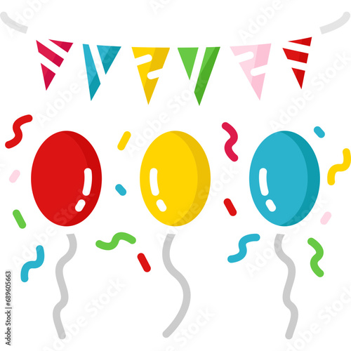 Party Balloons Icon