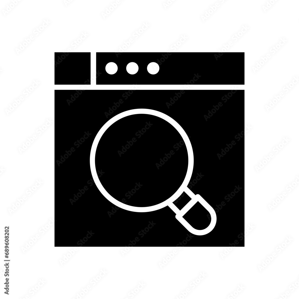 Search icon vector. increase illustration sign. magnifier symbol or logo. Search icon vector. increase illustration sign. magnifier symbol or logo.