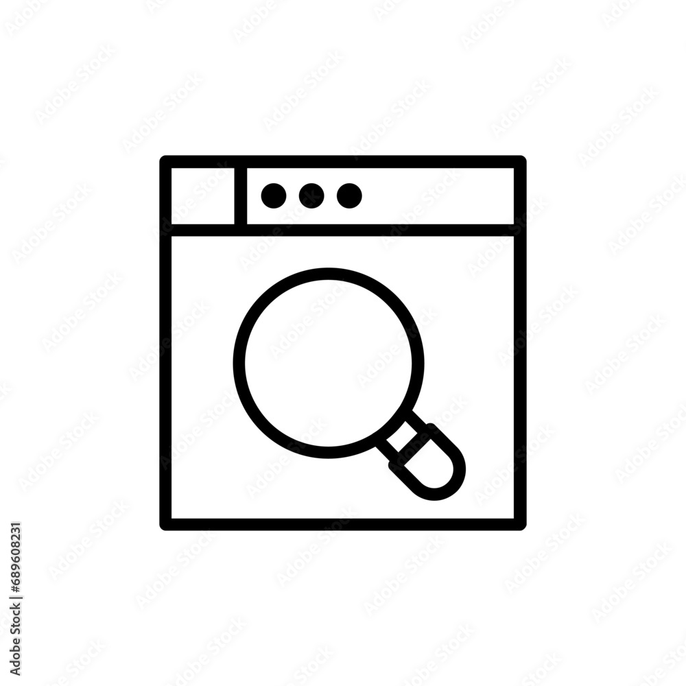 Search icon vector. increase illustration sign. magnifier symbol or logo. Search icon vector. increase illustration sign. magnifier symbol or logo.