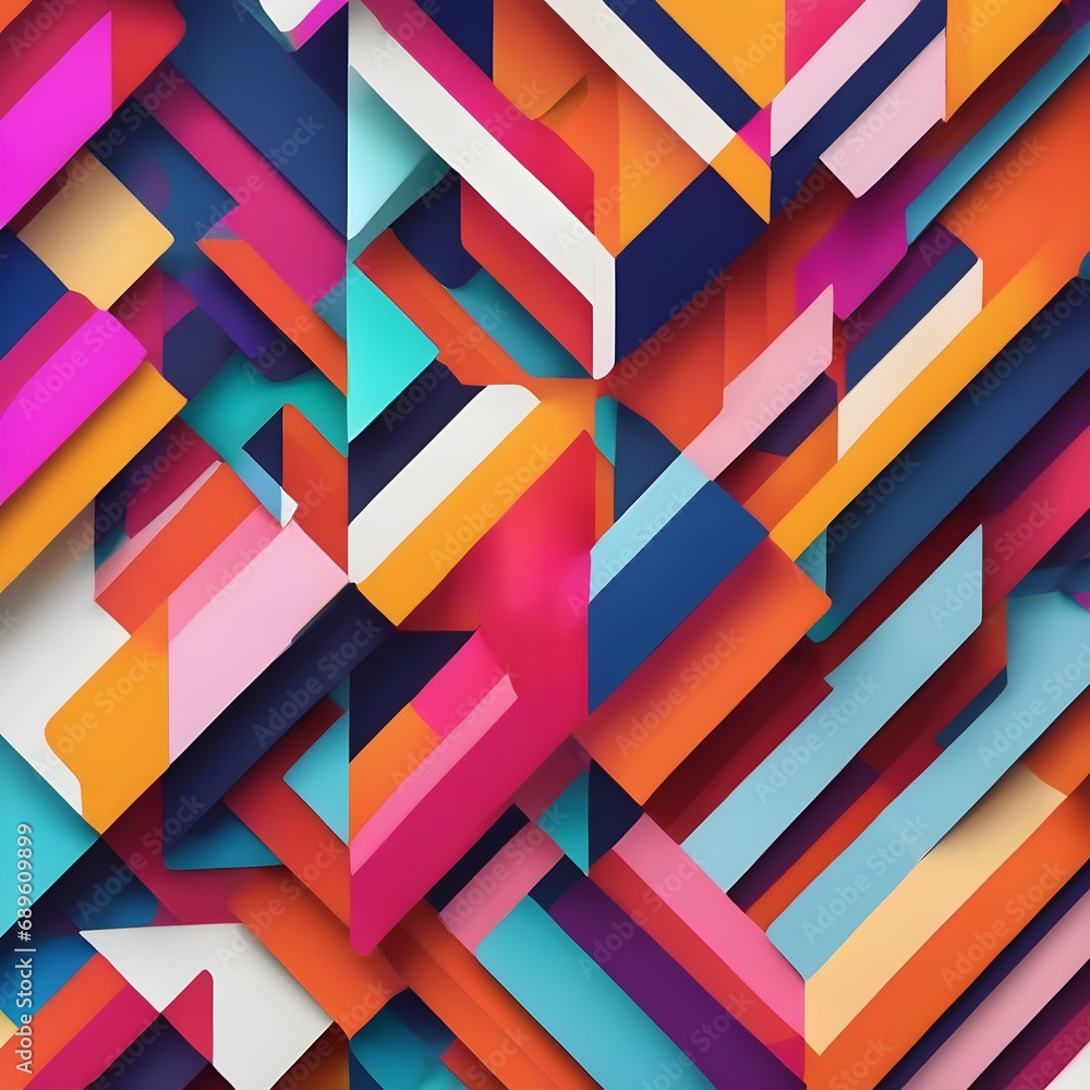 An energetic social media background with vibrant, abstract patterns and bold typography, capturing the dynamic and fast-paced nature of online interactions - obrazy, fototapety, plakaty 