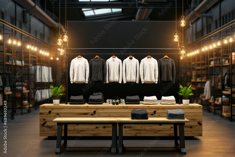 Urban Apparel Boutique with Blank Hoodies Urban Apparel Boutique with Blank Hoodies