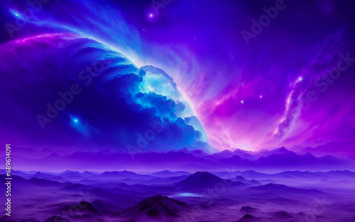 planet space nebula abstraction illusion something that is not really there